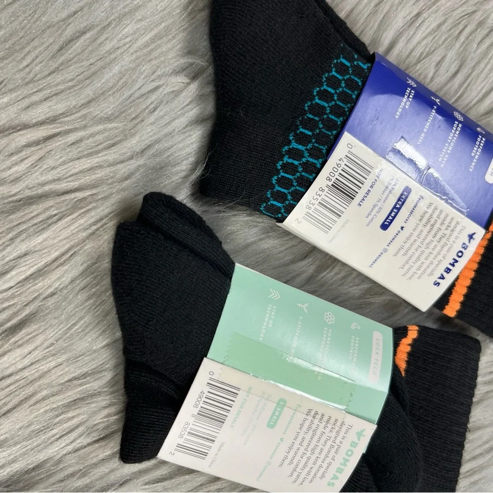 Bombas crew socks XS 2 pair